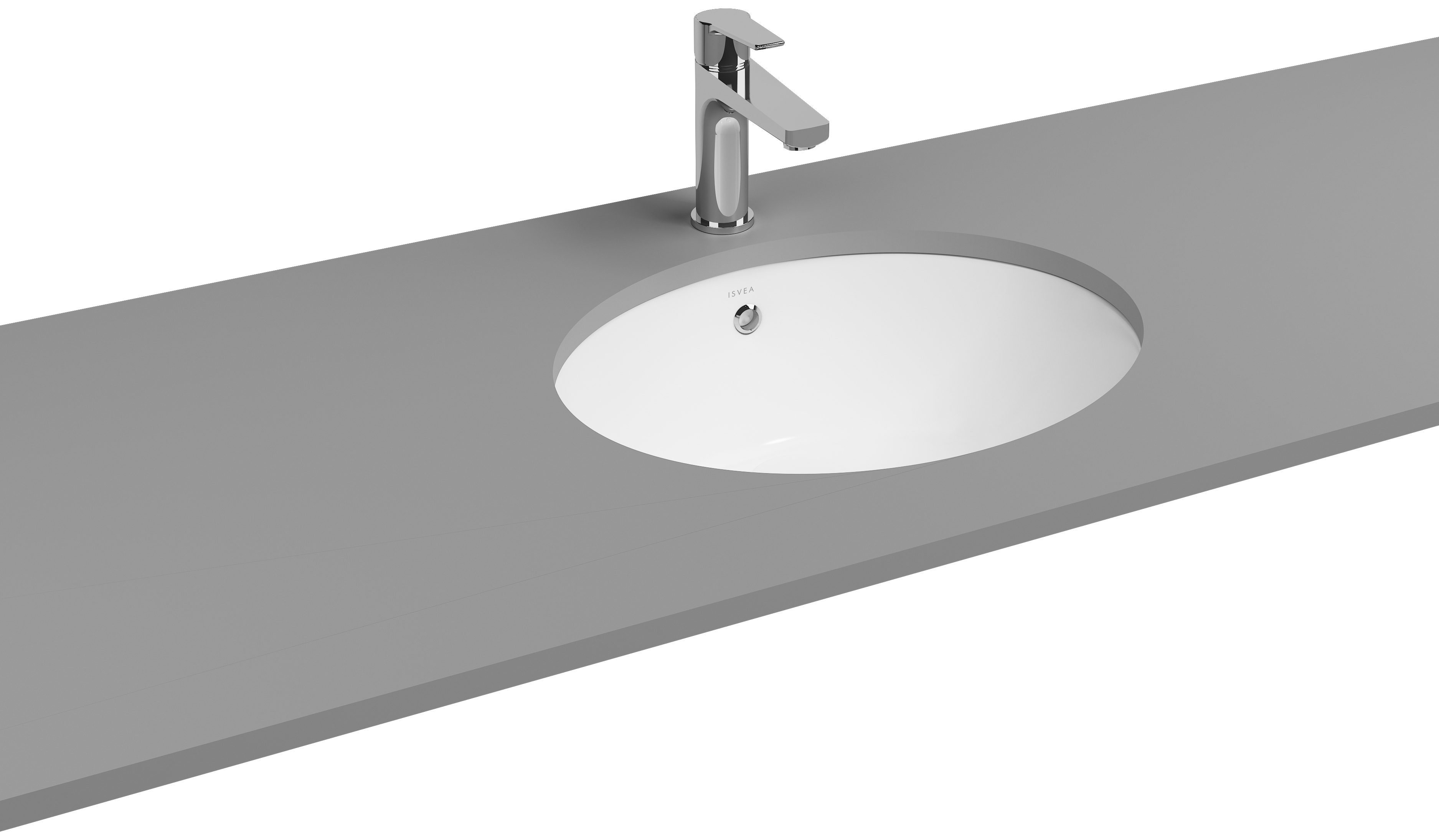 Soluzione Tezgah Altı Lavabo 52 cm