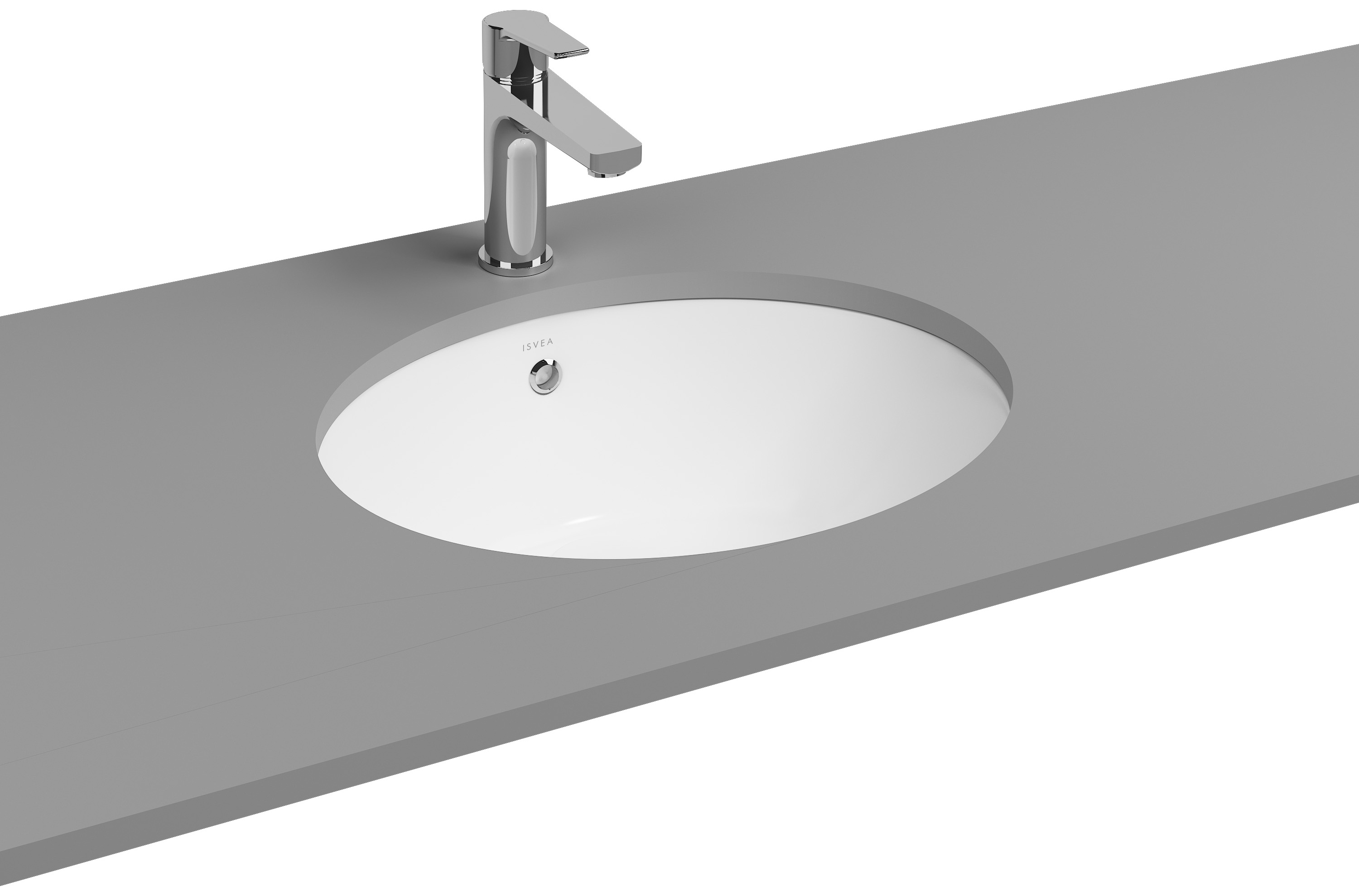 Soluzione Tezgah Altı Lavabo 57 cm