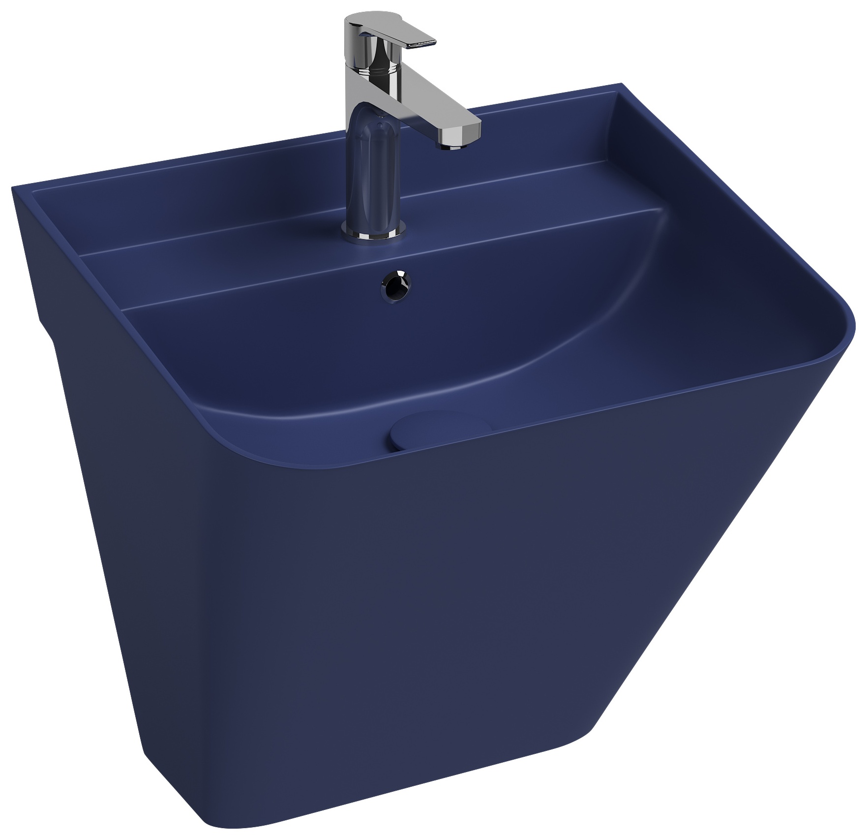 Sott Aqua Asma Monoblok Lavabo 50 cm Isvea Mavisi