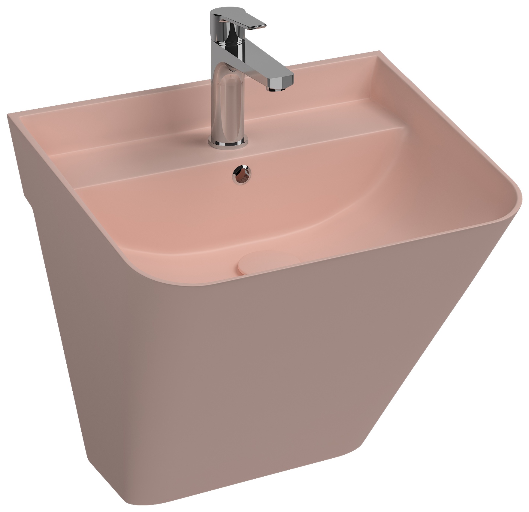 Sott Aqua Asma Monoblok Lavabo 50 cm Somon