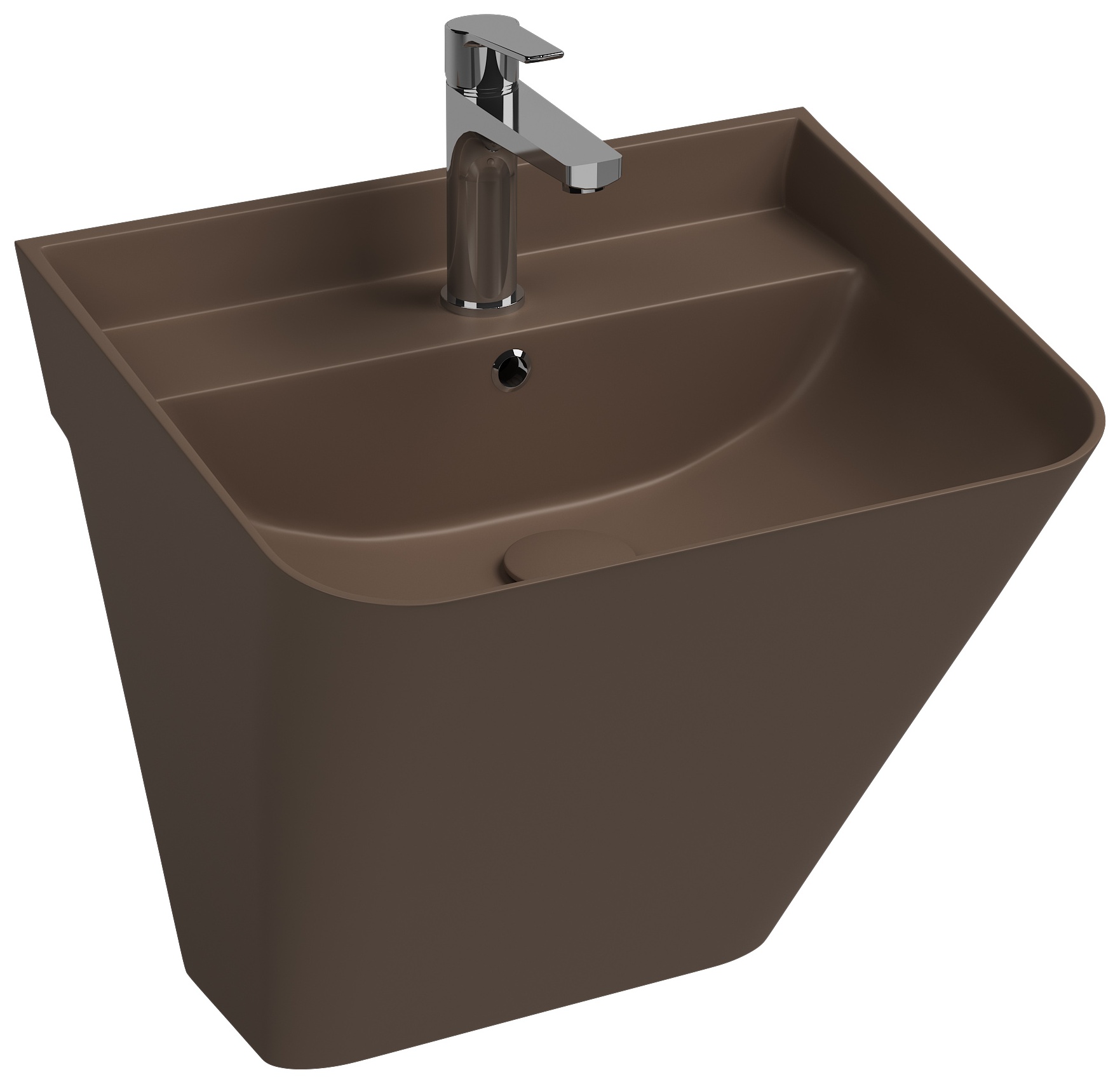 Sott Aqua Asma Monoblok Lavabo 50 cm Vizon