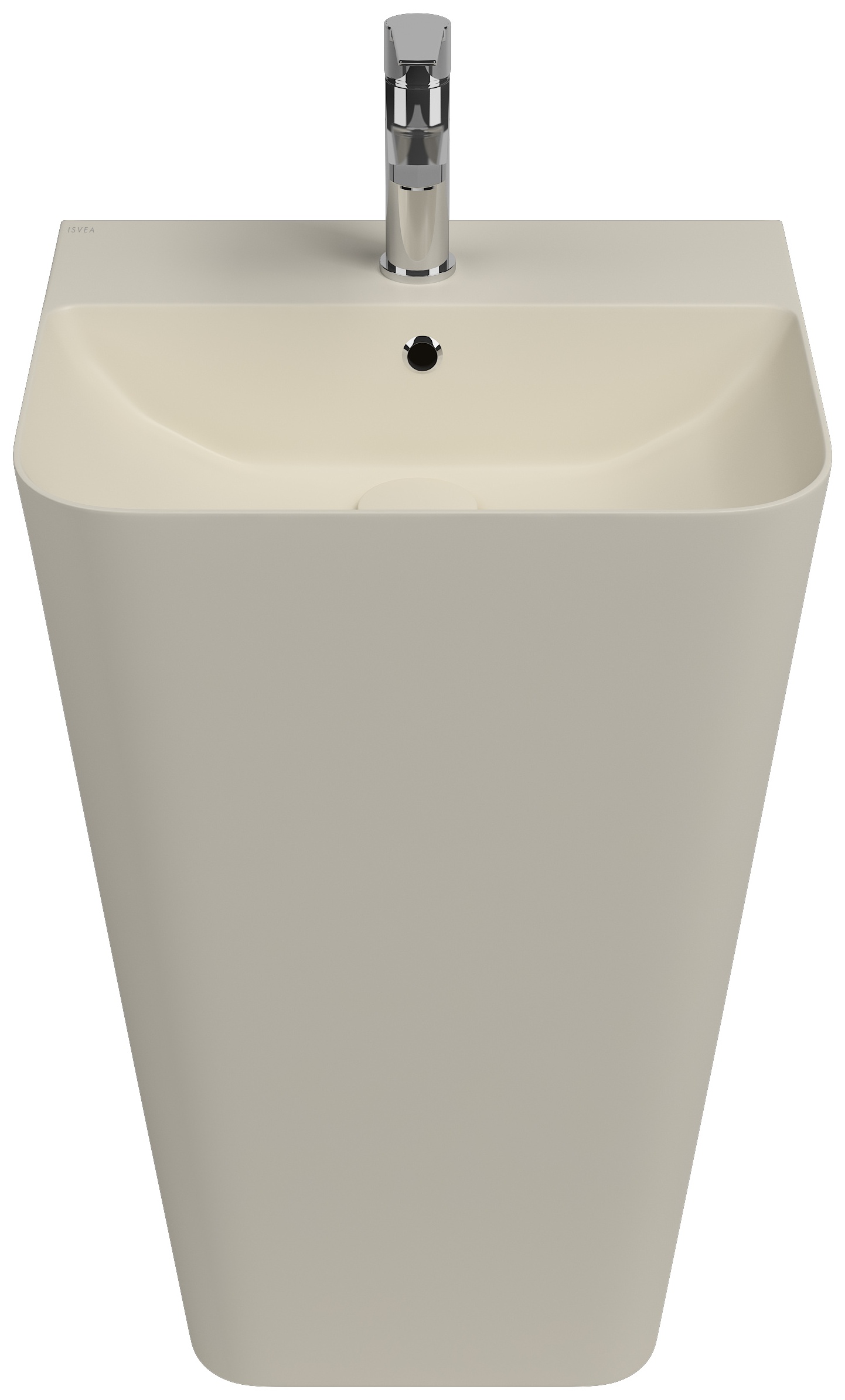 Sott Aqua Monoblok Yerden Lavabo 50 cm Fildişi