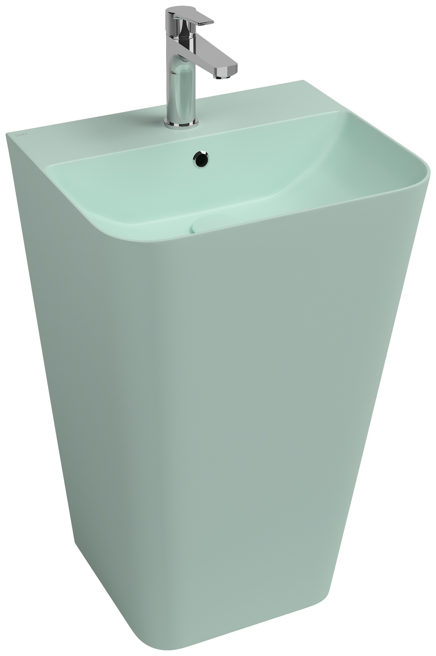Sott Aqua Monoblok Yerden Lavabo 50 cm Mint