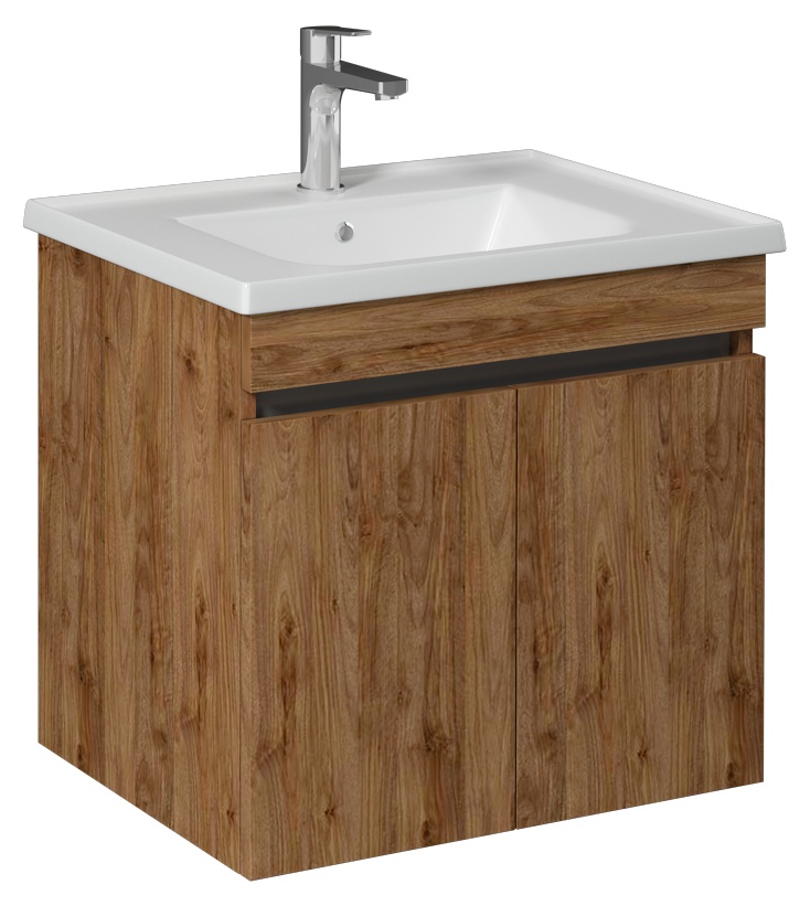 Trio Lavabo Dolabı 65 cm ,Kapaklı(10LE50065 dahil) Detroit