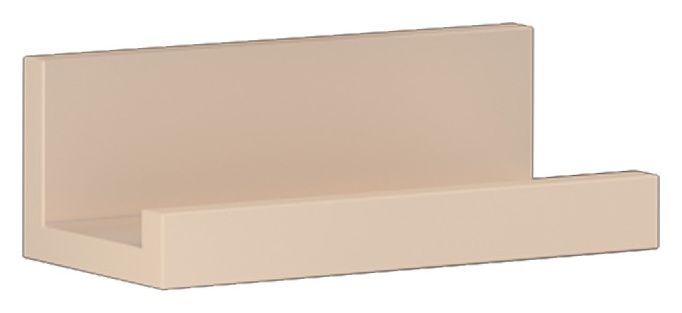 Vea 30 cm Duvar Rafı Koyu Bej