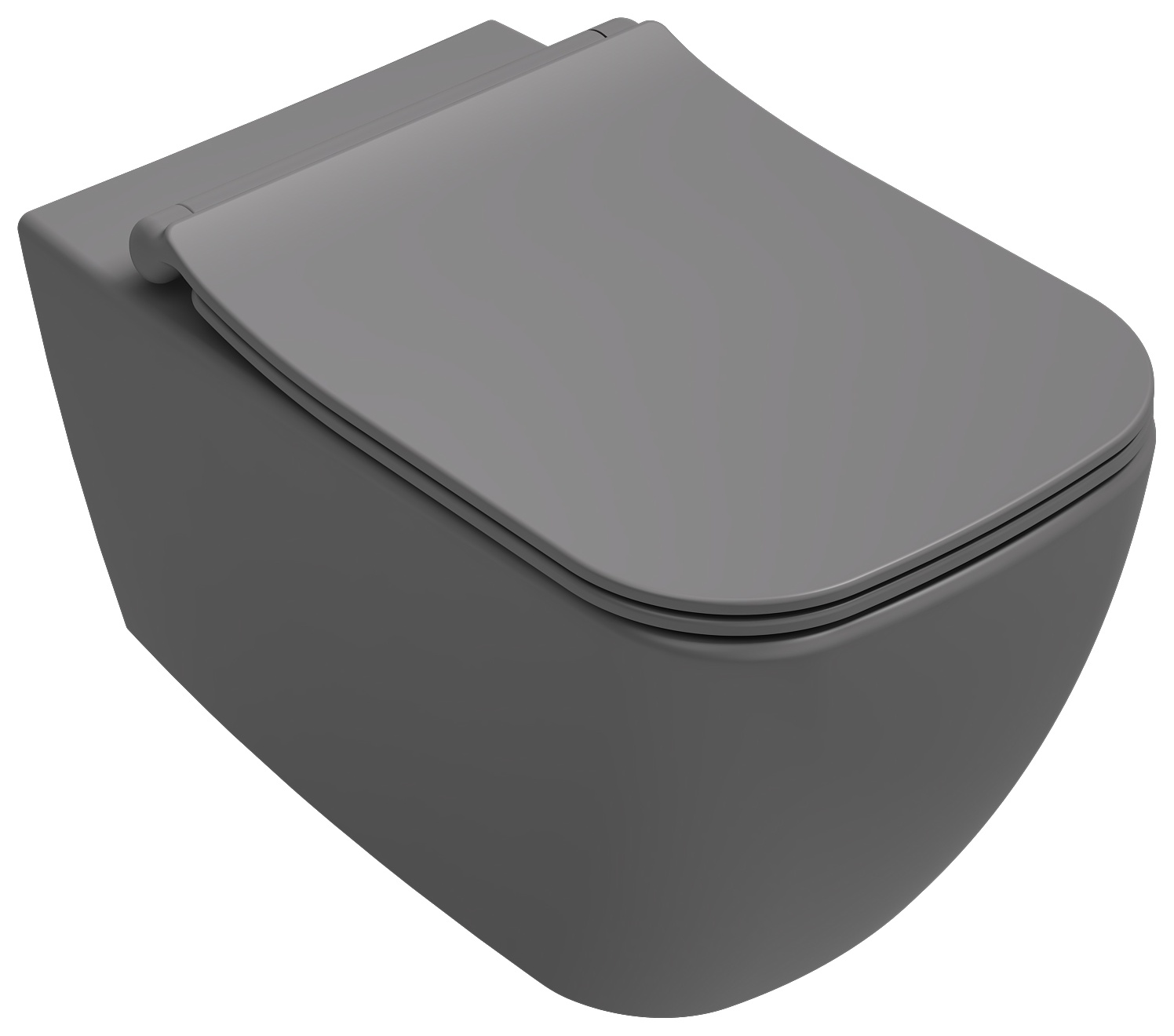 Vea Rimless Asma Klozet Taş Gri