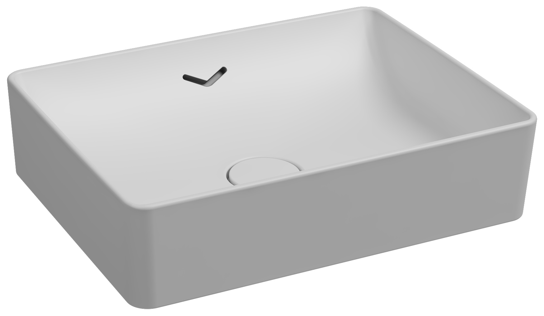 Vea Tezgah Üstü Lavabo 50 cm Mat Beyaz