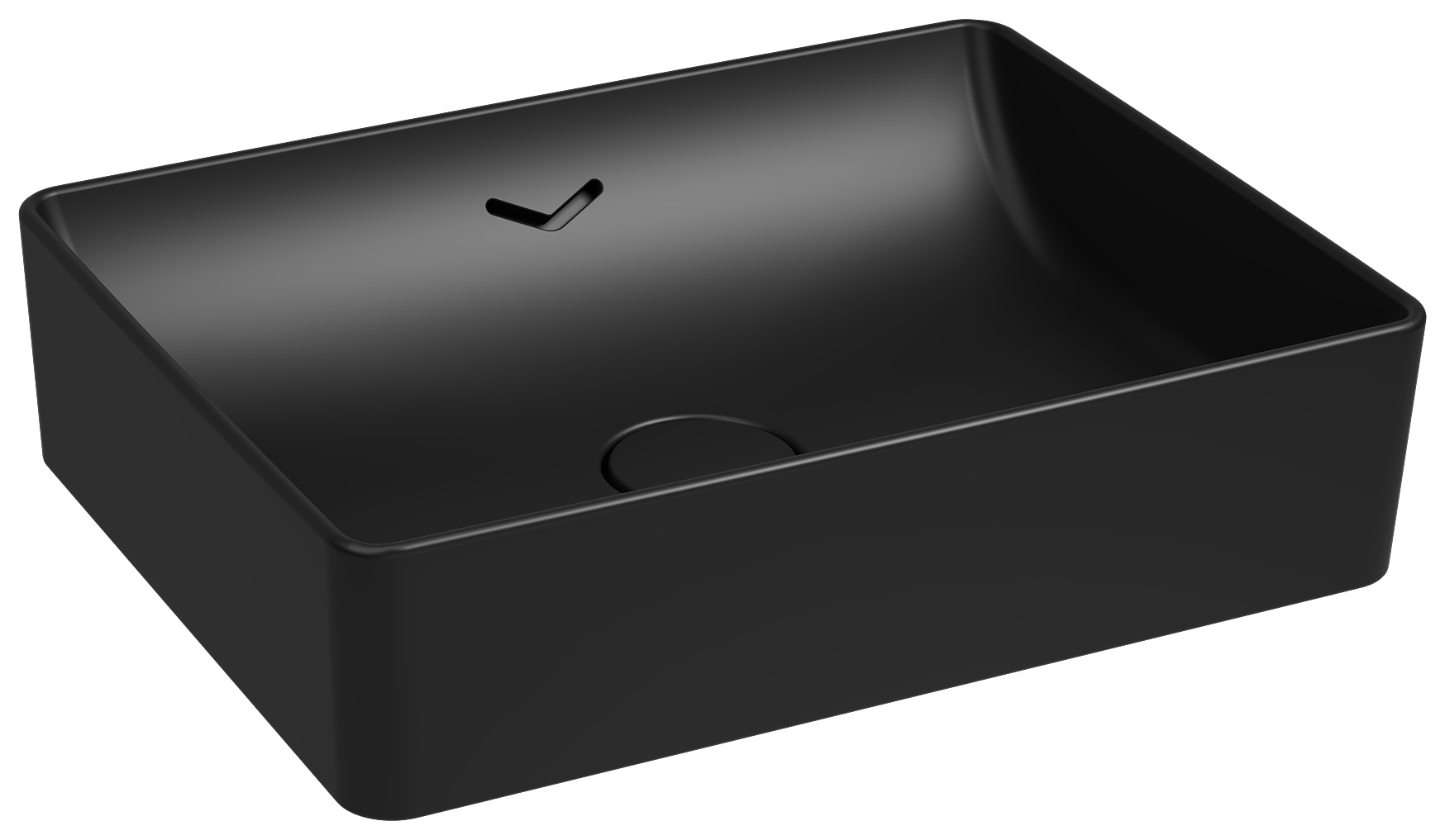 Vea Tezgah Üstü Lavabo 50 cm Siyah