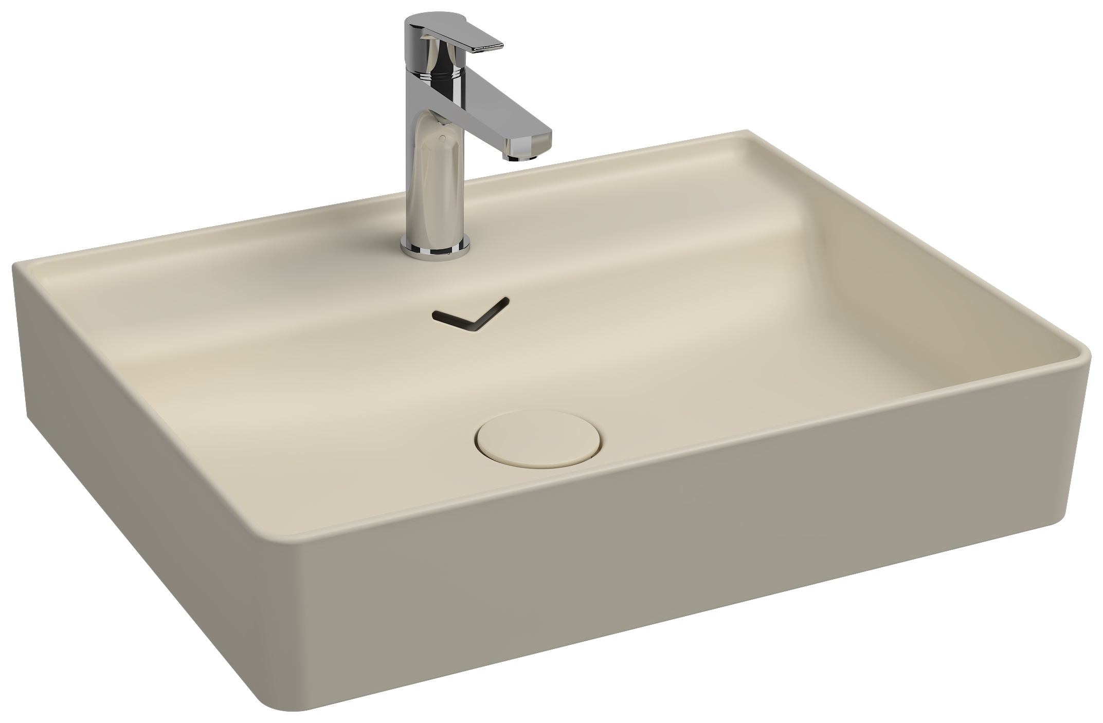 Vea Tezgah Üstü Lavabo 61 cm Fildişi